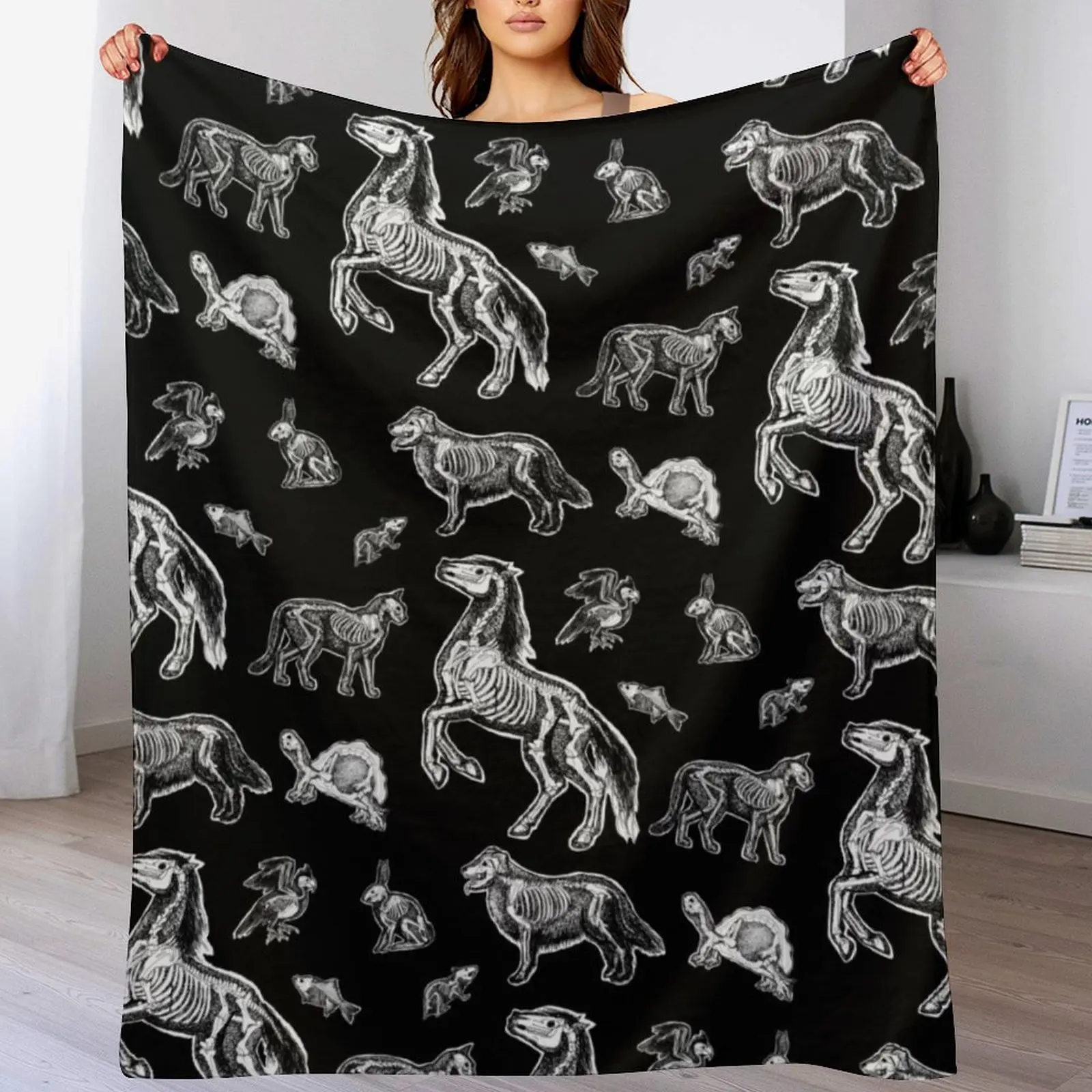 3D Printing X Ray - Coperta con stampa di anatomia delle