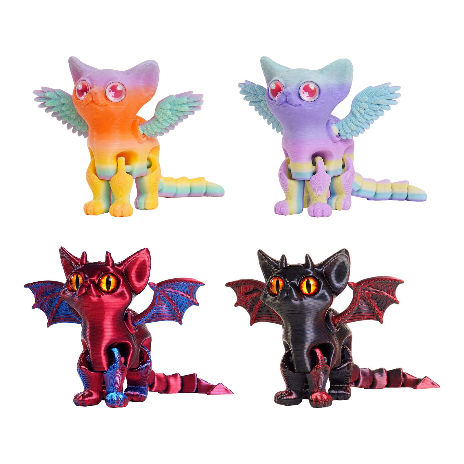3D Printing Drawing - Stampa 3D Animale, Gatto Stampato in