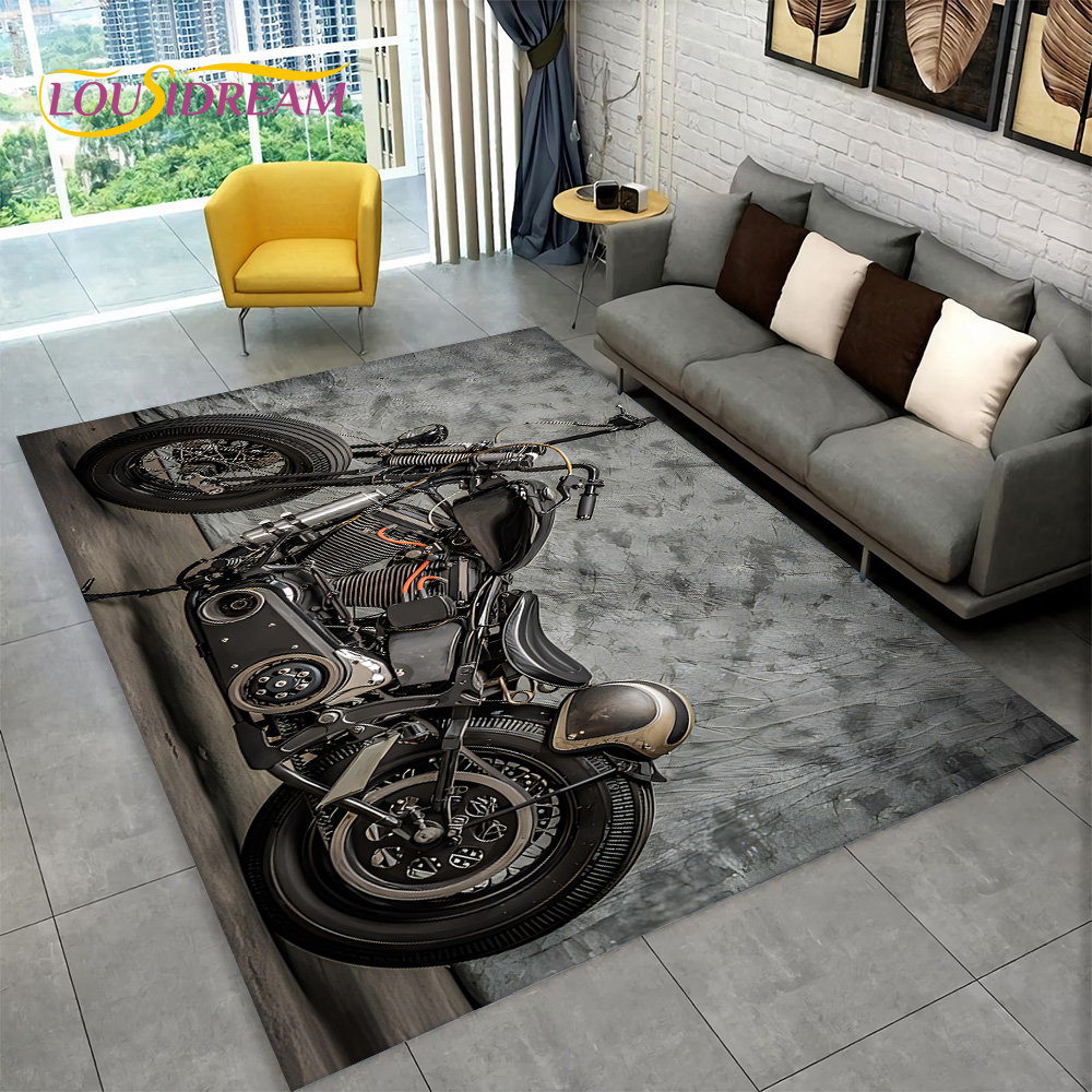 3D Printing Tablet - Tappeto per moto Vintage retrò 3D