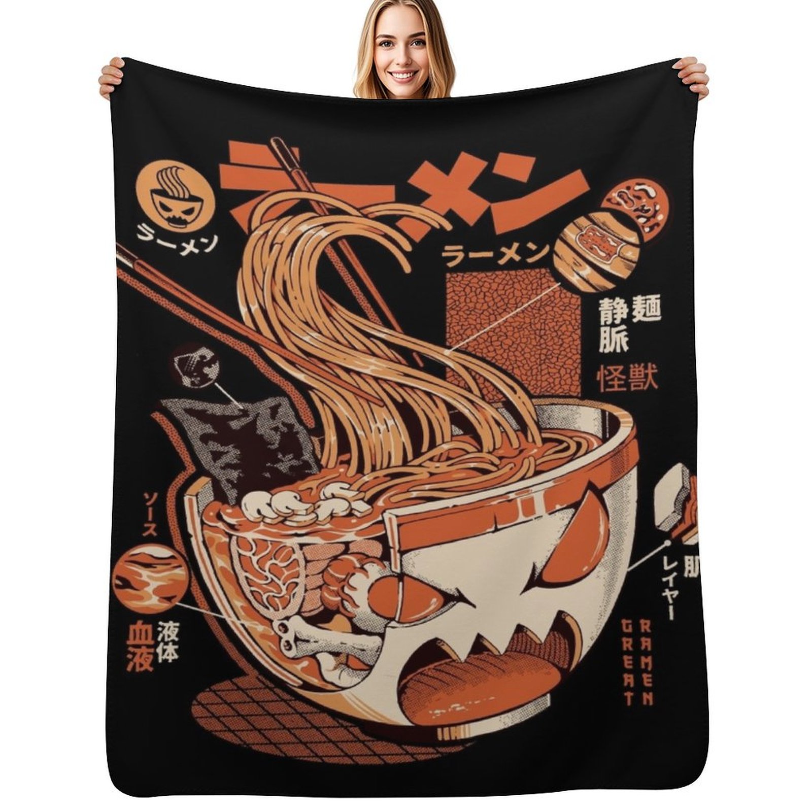 3D Printing X Ray - Black X-ray Ottimo Ramen! Coperta in