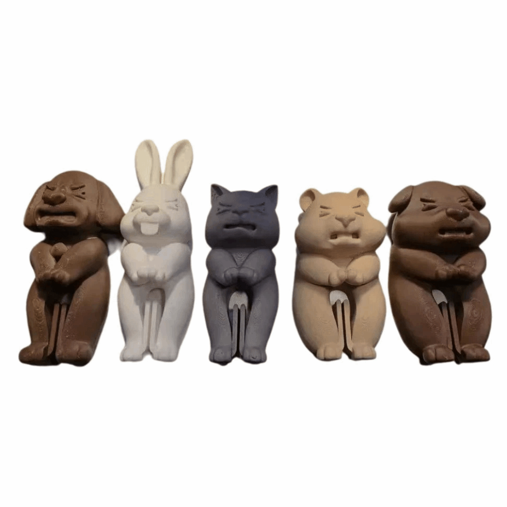 3D Printing In Food - Set di 5 Clip per Sacchetti