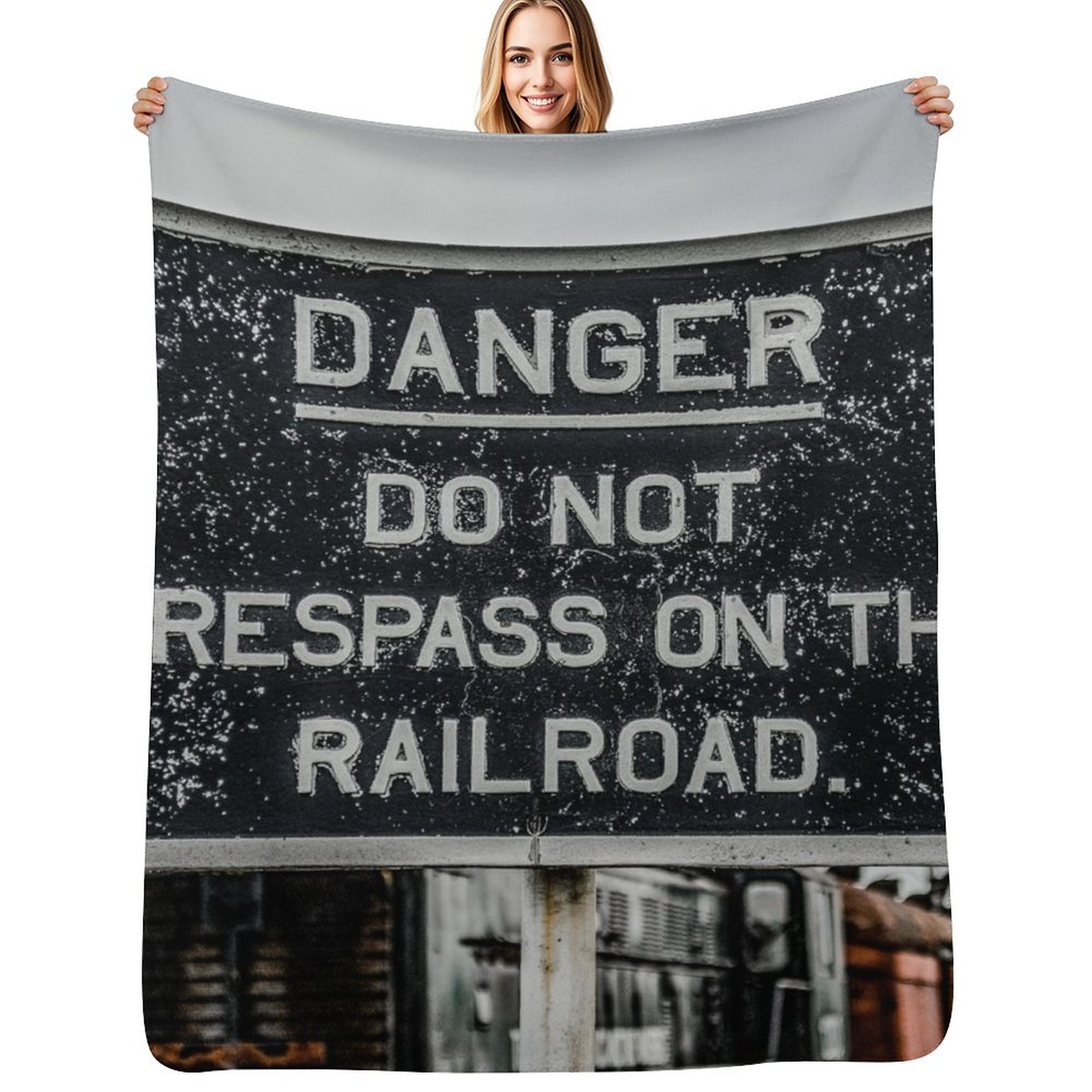3D Printing Zone - Coperta Danger Zone per Bambini, Coperte