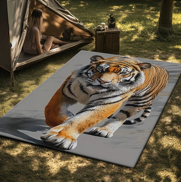 Tappeto con stampa tigre 3D, t - 3D Printing Tablet recensione e prezzo