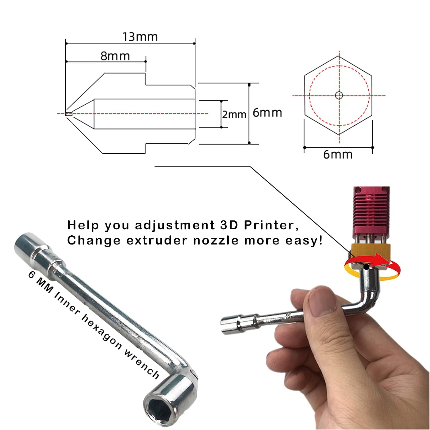 CREALITY 20 pezzi MK8 ugello i - 3D Printing News recensione e prezzo