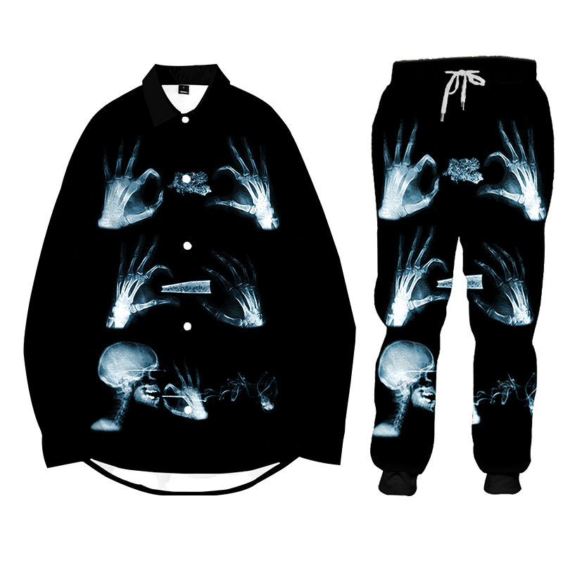 Felpa con cappuccio pantaloni  - 3D Printing X Ray recensione e prezzo