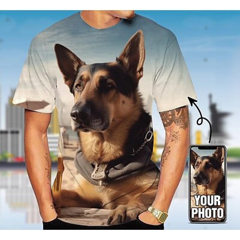T-shirt personalizzata per ani - 3D Printing Drawing recensione e prezzo